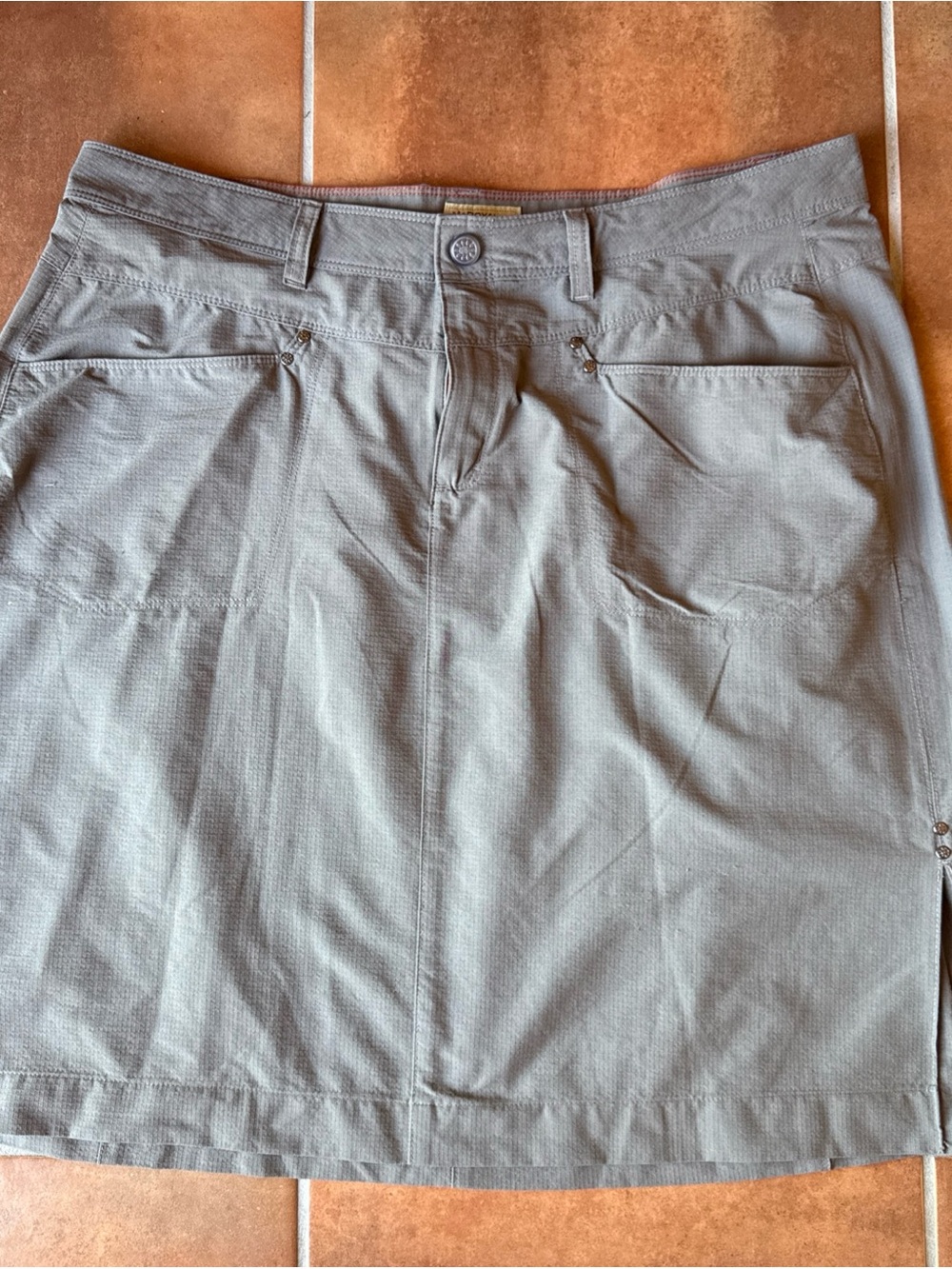 Royal Robbin’s Skirt Hiking Travel Pockets Taupe sZ 16